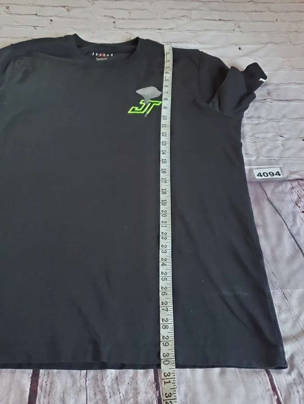 Jordan Air Jordan Tatum Graphic T-shirt  Black Preppy Festival Sporty XL Crewnec